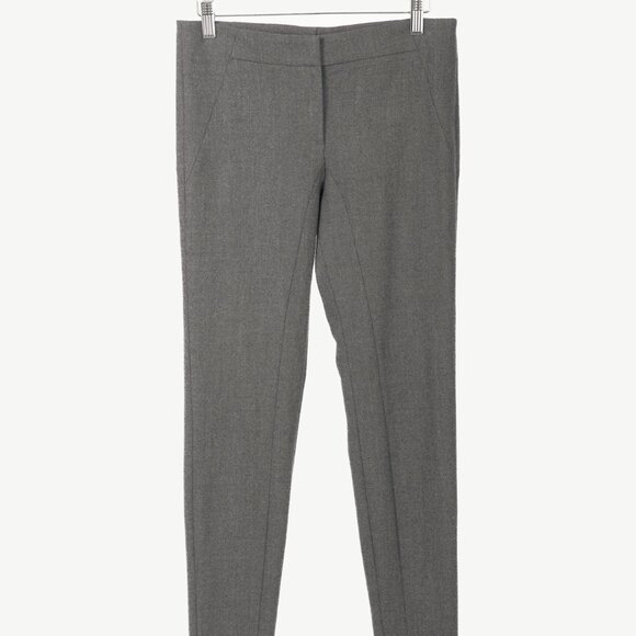 Brunello Cucinelli Grey Wool-Flannel Skinny Pants - Picture 1 of 11